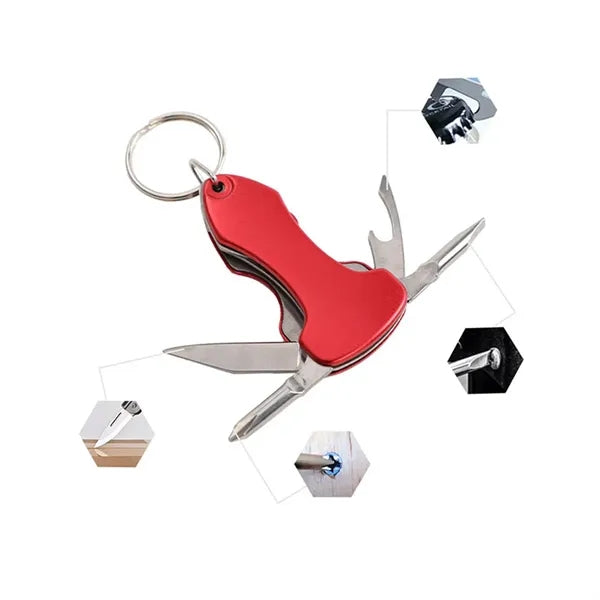 5 In 1 Multifunctional Keychain