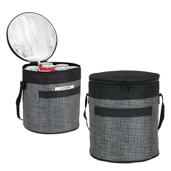 Two-Tone Grey Barreled Cooler