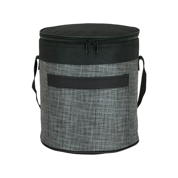 Two-Tone Grey Barreled Cooler