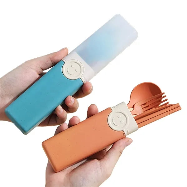 Portable Tableware Set With Storage Box