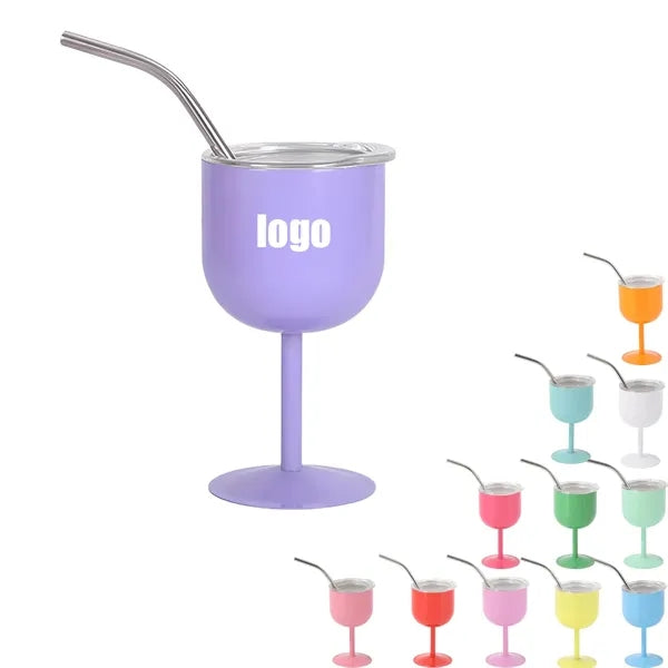 4Oz Mini Stainless Steel Wall Goblet Cup
