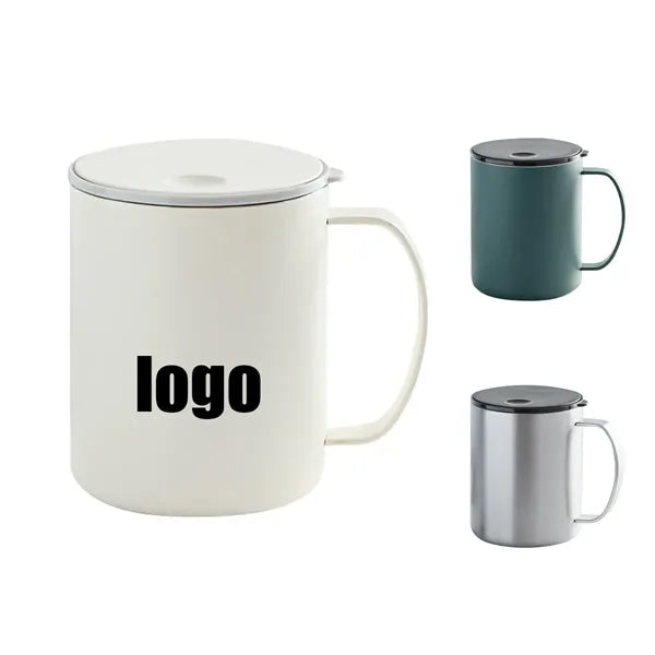 Stainless Steel Coffee Mug With Lid