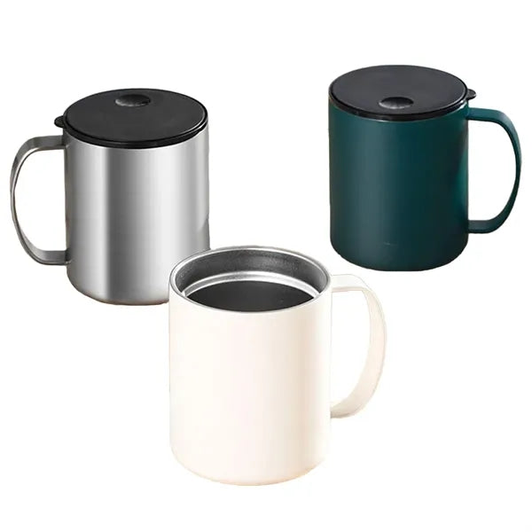 Stainless Steel Coffee Mug With Lid