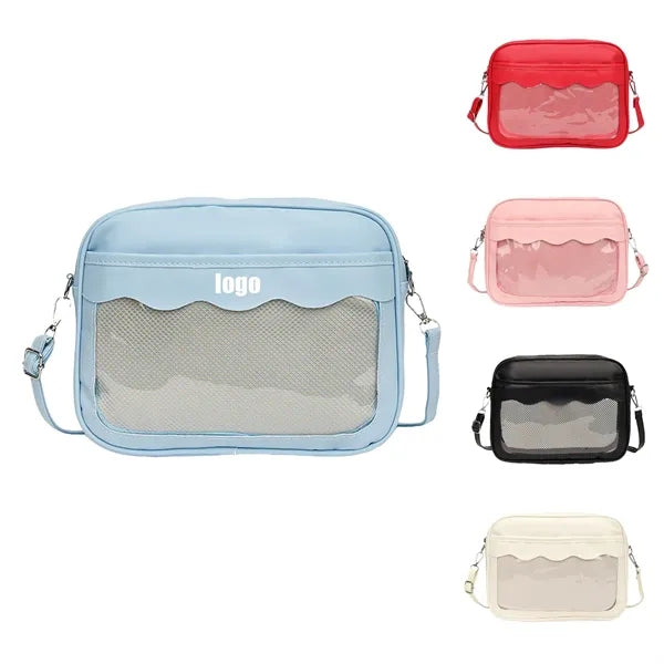 Transparent Window Crossbody Shoulder Bag
