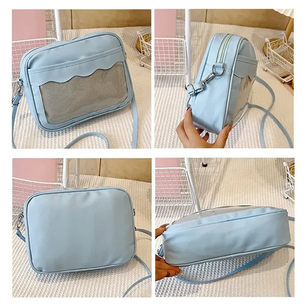 Transparent Window Crossbody Shoulder Bag