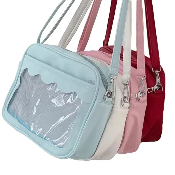 Transparent Window Crossbody Shoulder Bag
