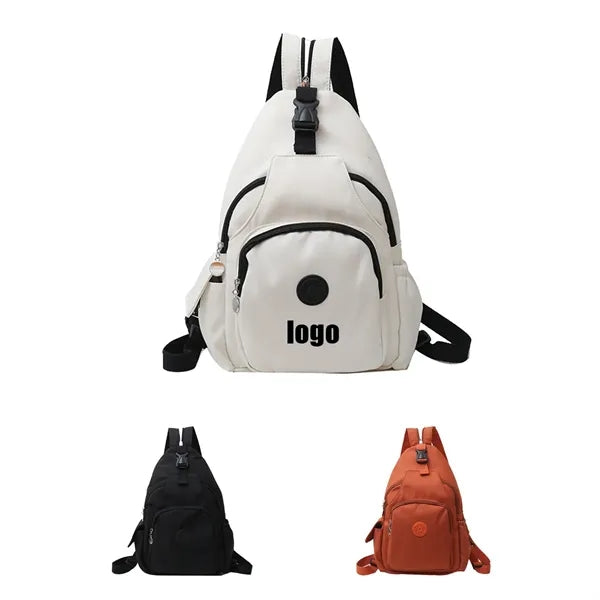 Split Strap Dual Use Leather Backpack