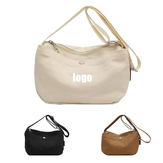 Womens Canvas Tote Bag With Zipper