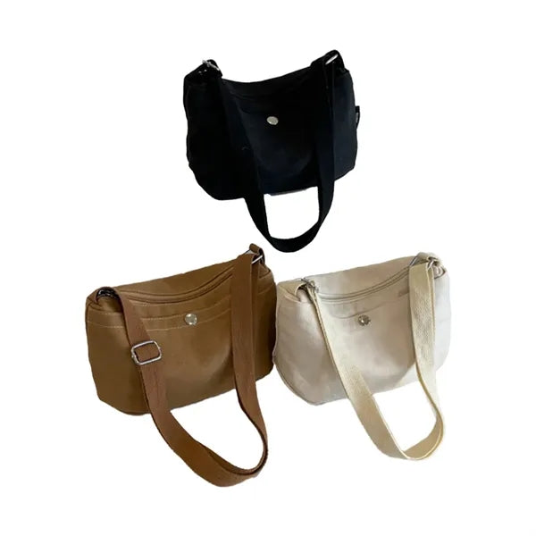 Womens Canvas Tote Bag With Zipper
