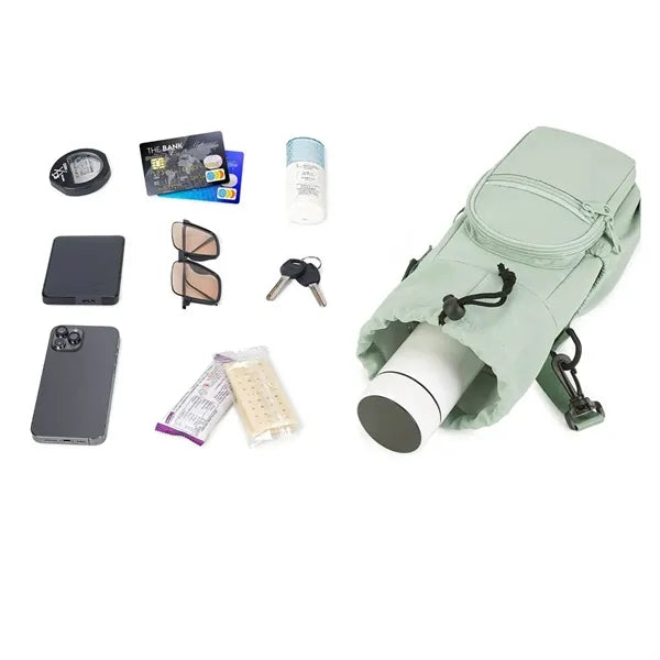 Water Bottle Carrier Bag With Phone Pocket