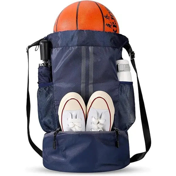 Drawstring Backpack With Dry Wet Separation Pocket