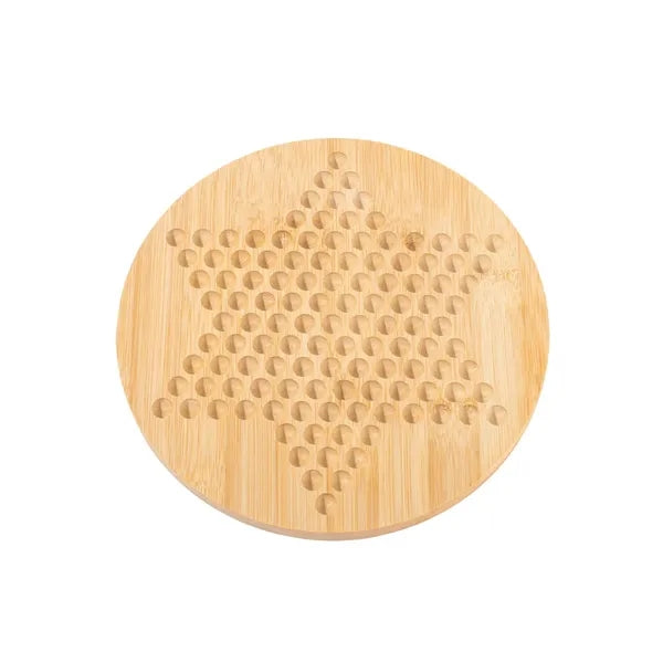 Wooden Family Checkers Game Set