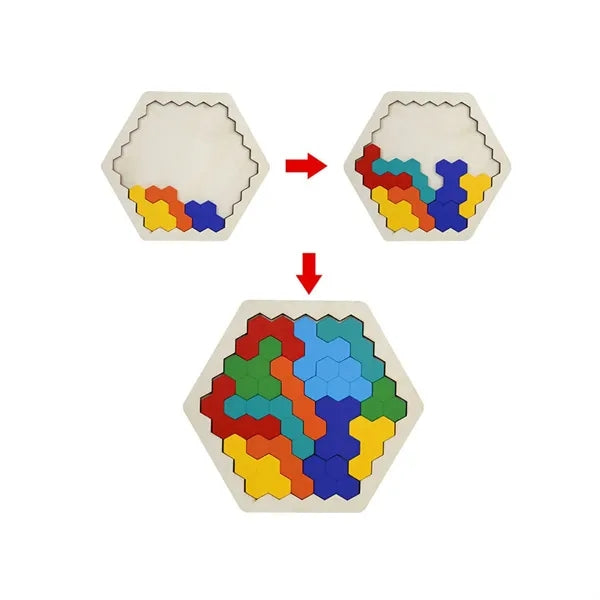 Brain Teaser Hexagon Puzzles Games
