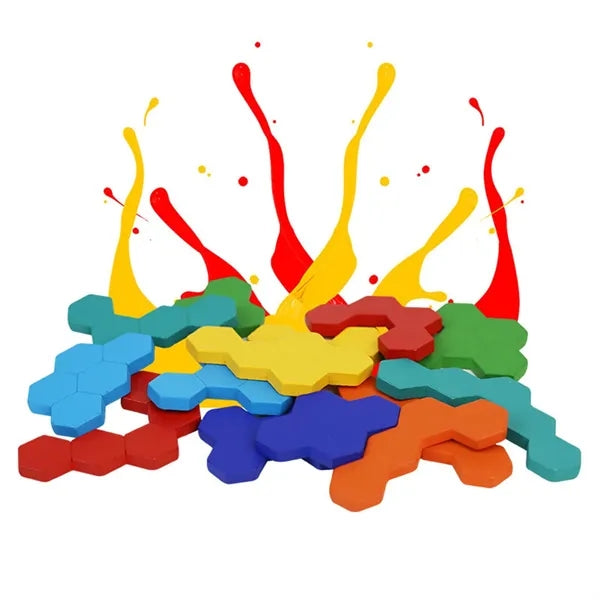 Brain Teaser Hexagon Puzzles Games