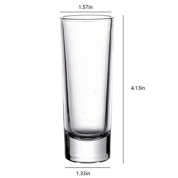 Clear Heavy Base Shot Glasses For Tequila