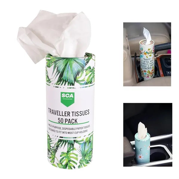 Round Bucket Car Tissue