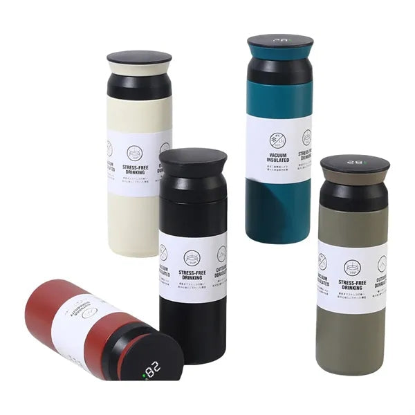 Flat Lid Portable Coffee Cup