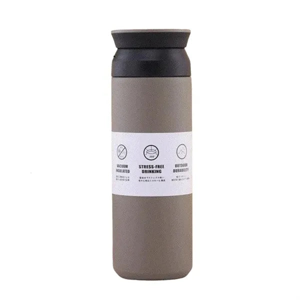 Flat Lid Portable Coffee Cup