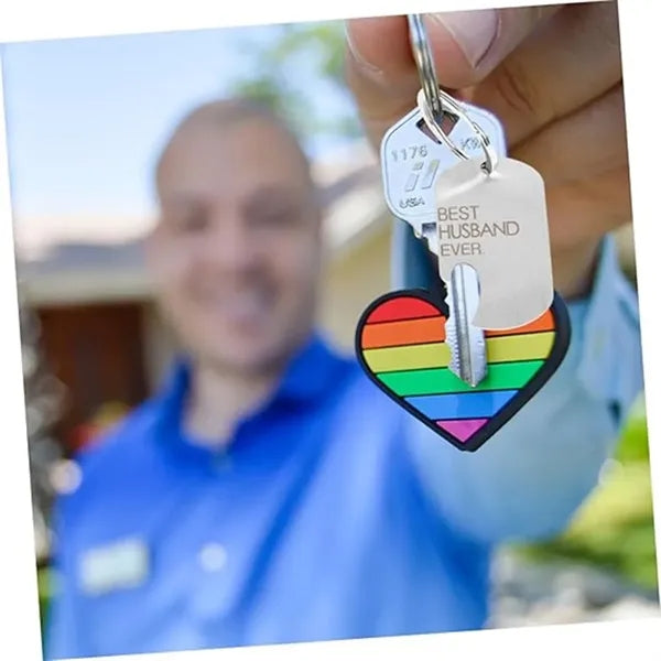 Dog Tag Bottle Opener Key Ring