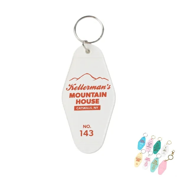 Plastic Rhombus Keychain