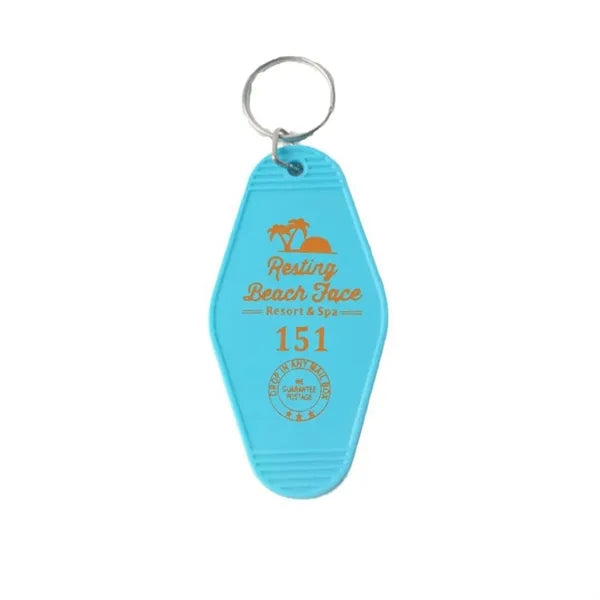 Plastic Rhombus Keychain