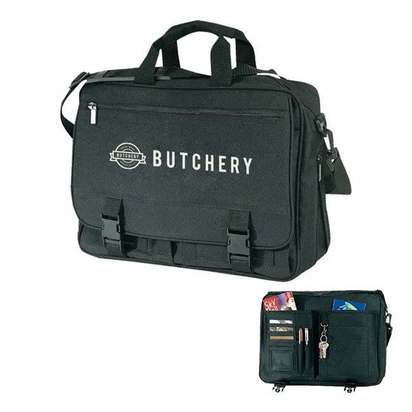 Expandable Computer Briefcase Bag