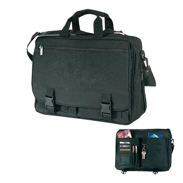 Expandable Computer Briefcase Bag
