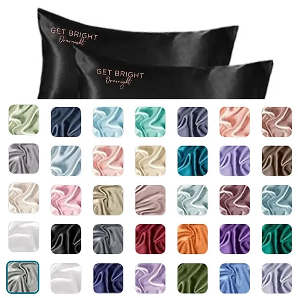 Satin Pillowcase for Sleeping Women W Envelope Closure Queen