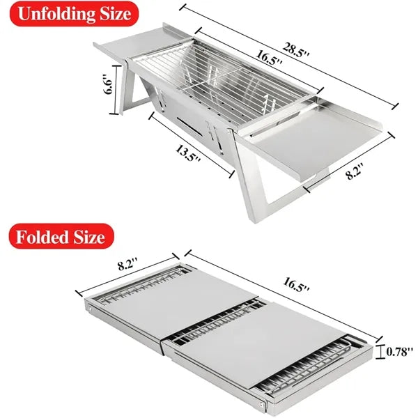 Outdoor portable mini grill