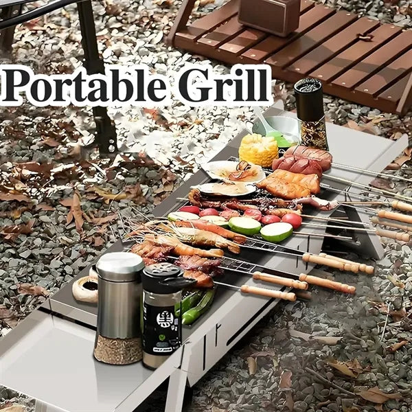 Outdoor portable mini grill