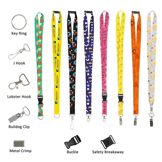 3/4" Full Color Sublimated Lanyard