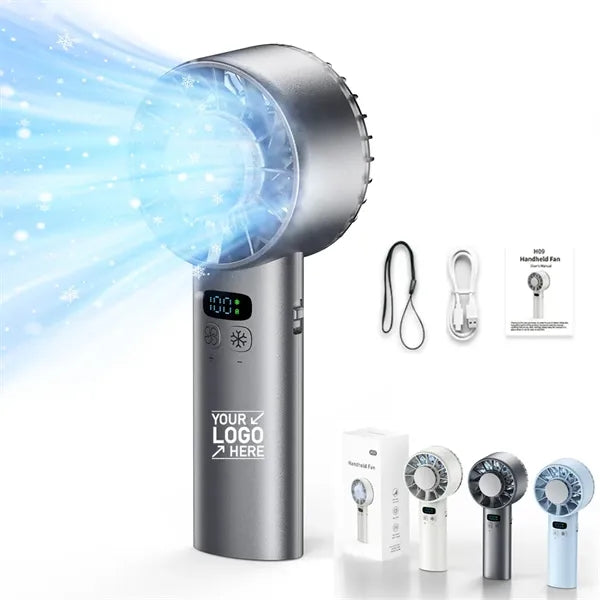 High Speed Cooling Handheld Fan with Lanyard