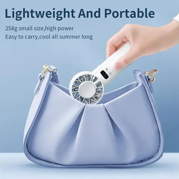 High Speed Cooling Handheld Fan with Lanyard