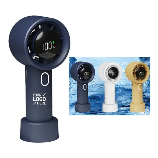 Portable Handheld Fan with Holder