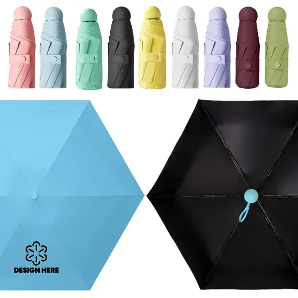 Mini Compact Travel Umbrella Lightweight Portable