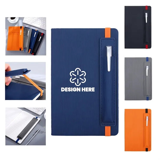 PU Notebook Journal With Pen