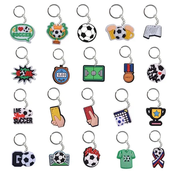 2D PVC Keychain 1.5"Dia
