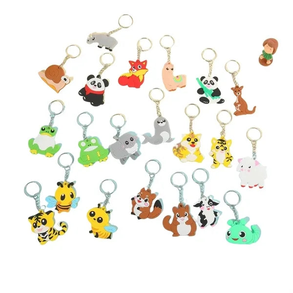 2D PVC Keychain 1.5"Dia