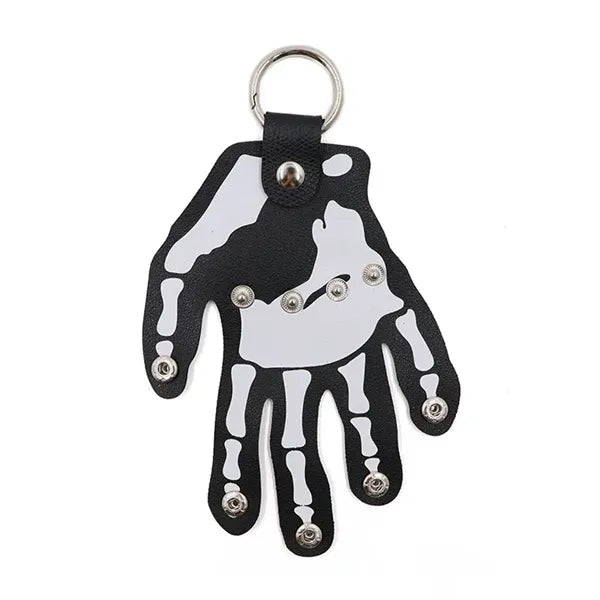 Palm Leather Keychain