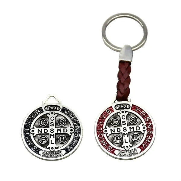 Metal Cross Keychain