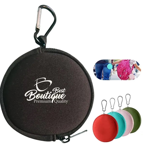 Zipper Pouch Purses for Coins Keys Change Earphones