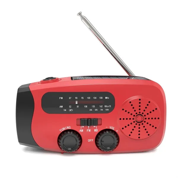 Emergency Hand Crank Dynamo Radio with USB Phone Charger