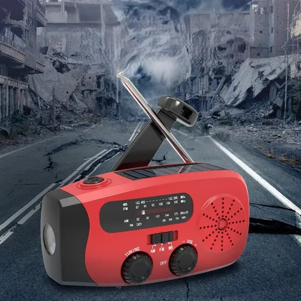 Emergency Hand Crank Dynamo Radio with USB Phone Charger