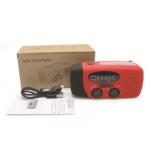 Emergency Hand Crank Dynamo Radio with USB Phone Charger