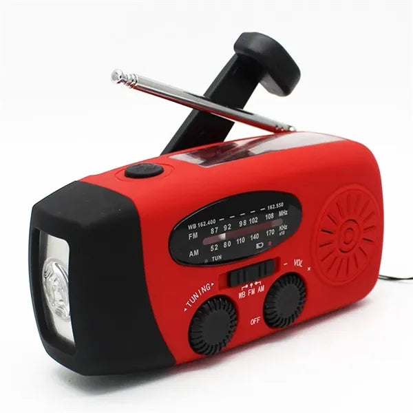 Emergency Hand Crank Dynamo Radio with USB Phone Charger