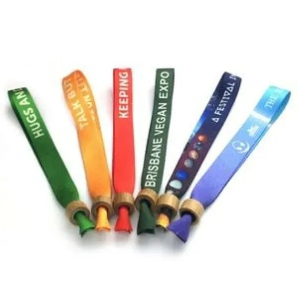 1/2" rPET Recycled Sublimated Eco-friendly Event Wristbands