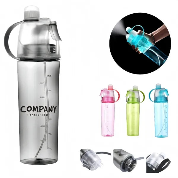 Portable Spray Water Sports Bottle Mist and Sip