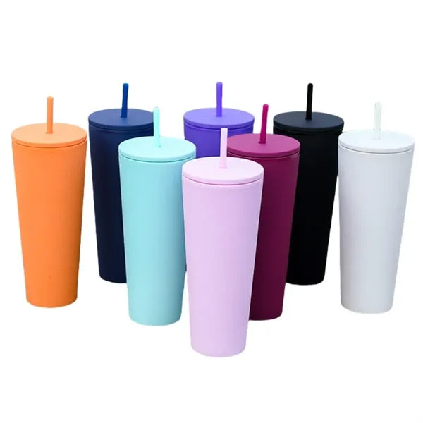 26oz Tumbler With Lid And Straw Water Bottle Cup Mug