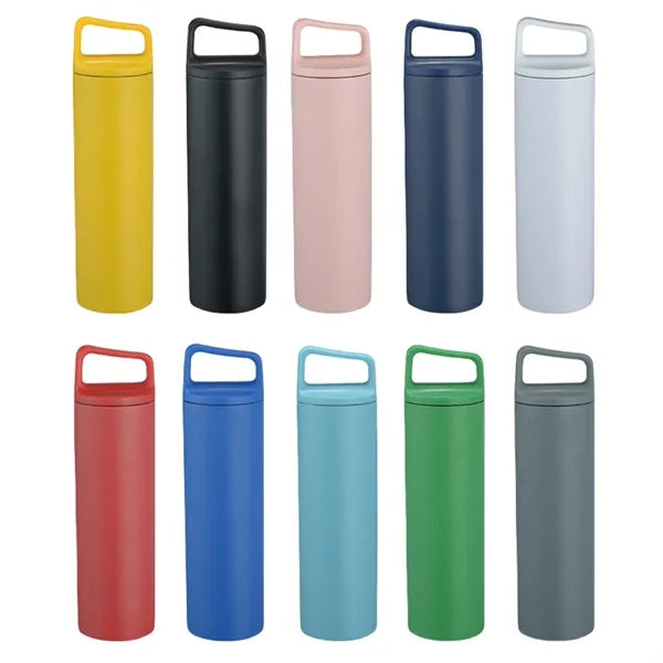 Thermos Cup Vacuum Stainless Steel Water Bottle With Handle