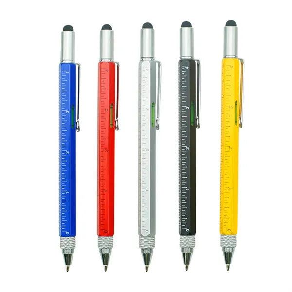 6 in 1 Multifunctional Tool Ballpoint Pen with Ruler